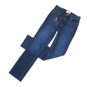 NWT Paige Cindy High Rise Straight Ankle in Devoted Transcend Vintage Jeans 25
